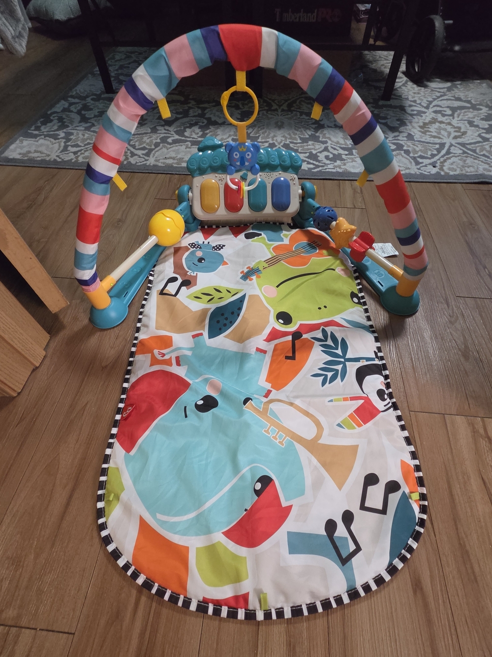 Fisher-Price Glow and Grow Kick & Play Piano Gym.